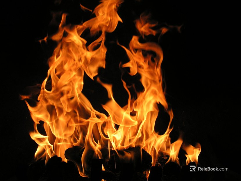 Flame texture texture