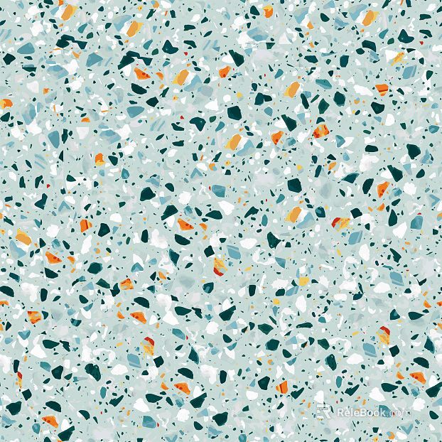 terrazzo water ground green tile stone seamless texture