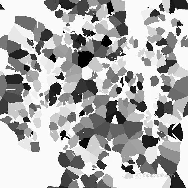 Black and white terrazzo indoor flooring material texture