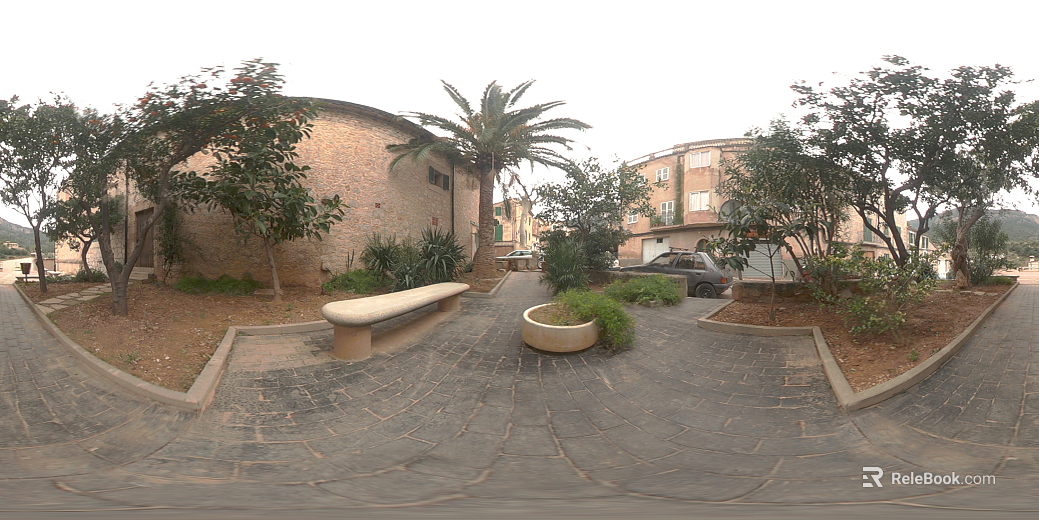 residential landscape day hdr texture