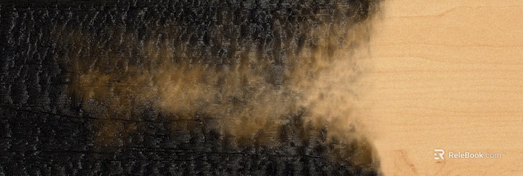 carbon-fired wood carbon black texture