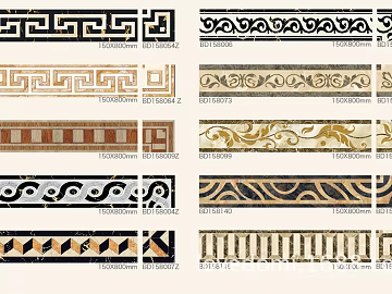 Wall Line Waist Line Country Garden Waveguide Line texture (ID:ffaeg81718)