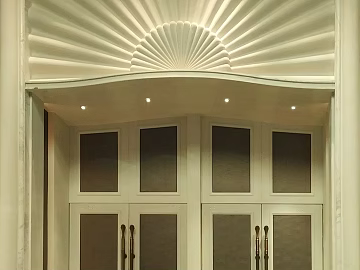 Light Luxury Style White Retro Door Club Gate texture (ID:ffaeh194171)