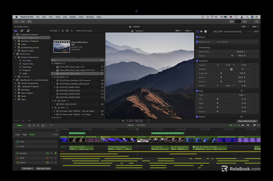 Screen material texture